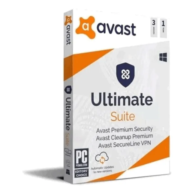 Antivirus Avast Ultimate 10 Pc 10 Dispositivo 1 Año Original