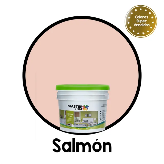 Pintura Vinilica 7 Años Galón 4l Int/ex Mejor Que Alvacolor Salmon Mate