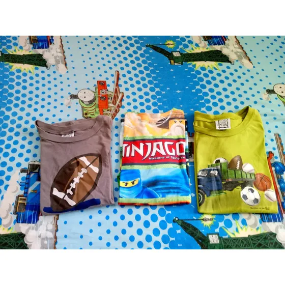 Combo De Tres Franelas Manga Larga