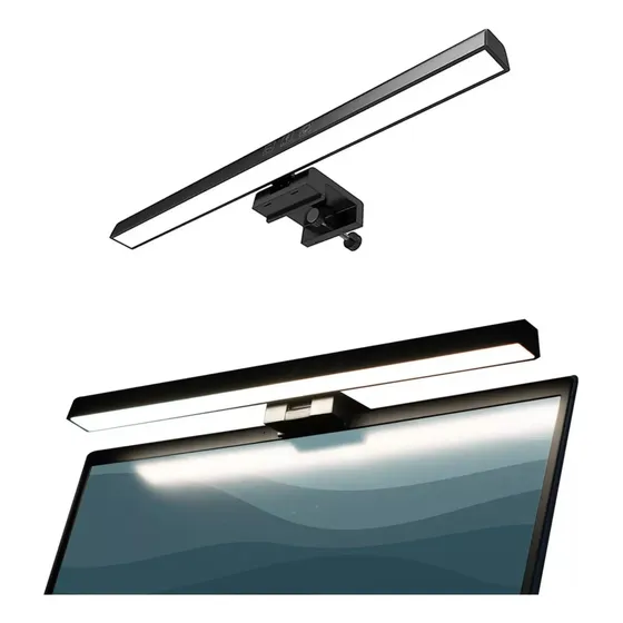 Luminária Barra Led De Monitor Note Pc Luz Regulável 50cm 9w