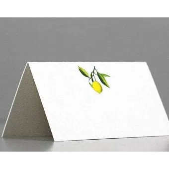 Tarjeta Mesa Rama Limon Para Boda Ducha Cena Estilo Tienda S