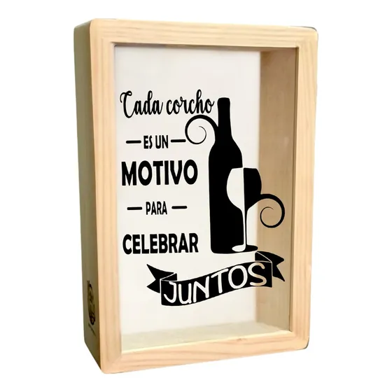 Caja De Corchos Artesanal L 30x40 Cms