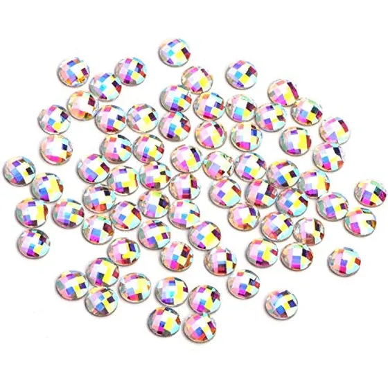 Cristales 3d Ab Nail Art Pedrería De Espalda Plana Gemas Pie
