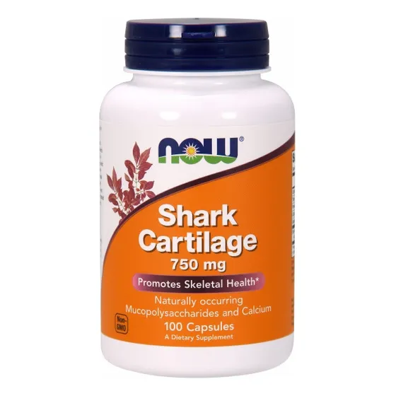 100 Cápsulas De Cartílago De Tiburón De Supplement Now Foods