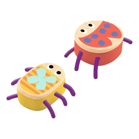 Juego De Masas Para Niños Araña Y San Antonio Djeco Color Amarillo