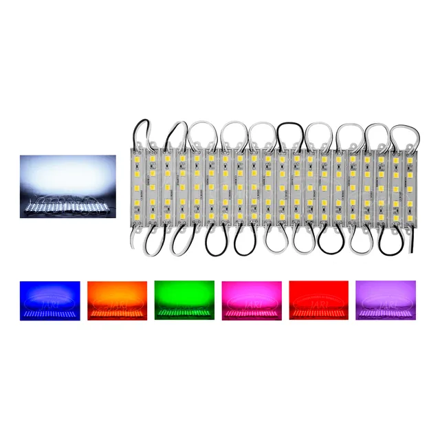 Modulo Led 5050 (20 Piezas) Rojo Azul Ámbar Verde Y Blanco