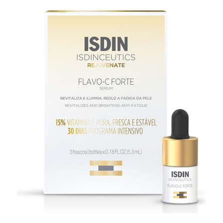 Isdin Vitamina C Sérum Intensivo Isdinceutics Flavo-c Forte 3 Unidades 5,3ml Isdin Vitamina C Sérum Intensivo Isdinceutics Flavo-c Forte 3 Unidades 5,3ml