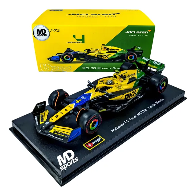 Auto F1 Mclaren Mcl38 2024 Senna Livery #4 Norris Acril 1/43