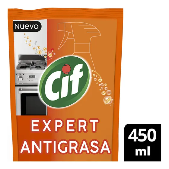 Limpiador Cif Expert Antigrasa 450 Ml Doypack