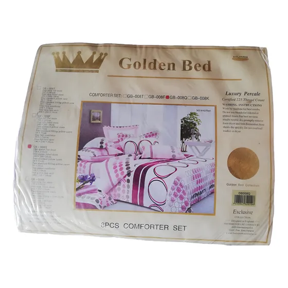Edredon Matrimonial Golden Bed Sonneti Con Juego De Sabana