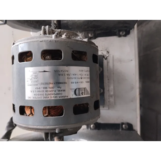 Motor Ventilador Doble Eje Para A/a 3 Toneladas