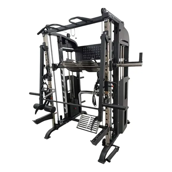 Multifuncional Todo En Uno Smith Machine Crossover Integrado
