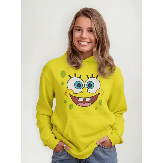 Poleron Canguro Bob Esponja Algodón