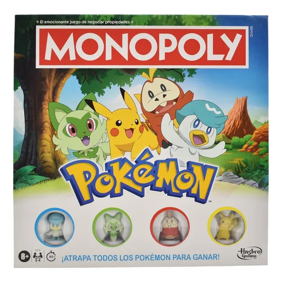Monopoly Pokemon Juego De Mesa Hasbro