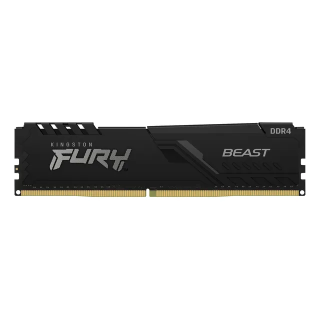 Memoria RAM Fury Beast DDR4 gamer color negro 16GB 1 Kingston KF432C16BB1/16