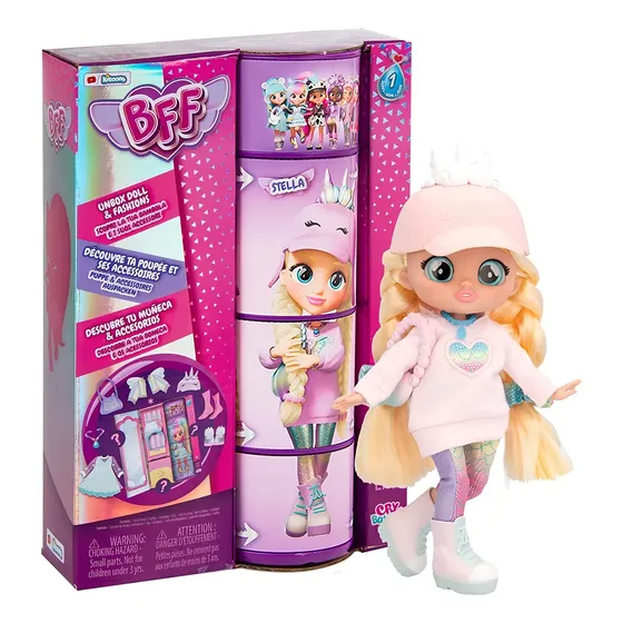 Muñeca Cry Babies Bebés Llorones Bff Stella Original