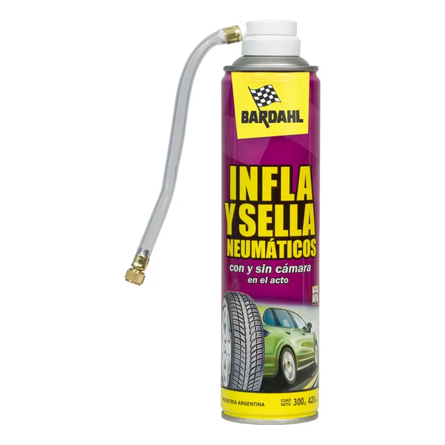 Infla Y Sella Neumáticos Bardahl 420ml