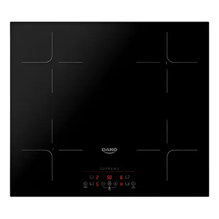 Cooktop Dako Supreme De Indução 4 Bocas Preto Para Embutir 220v