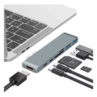 Adaptador Usb C Hub Thunderbolt 3 Hdmi Para Macbook Pro/air Adaptador Usb C Hub Thunderbolt 3 Hdmi Para Macbook Pro/air
