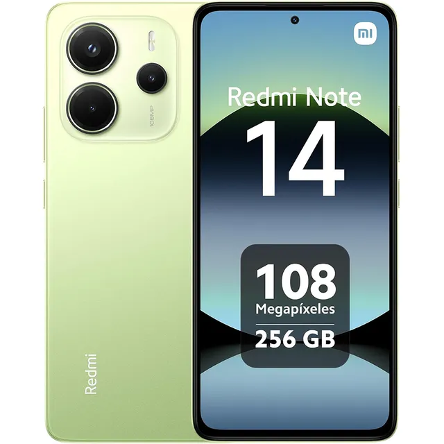 Xiaomi Redmi Note 14 4g 8gb Ram 256gb Rom 108mp 33w Verde