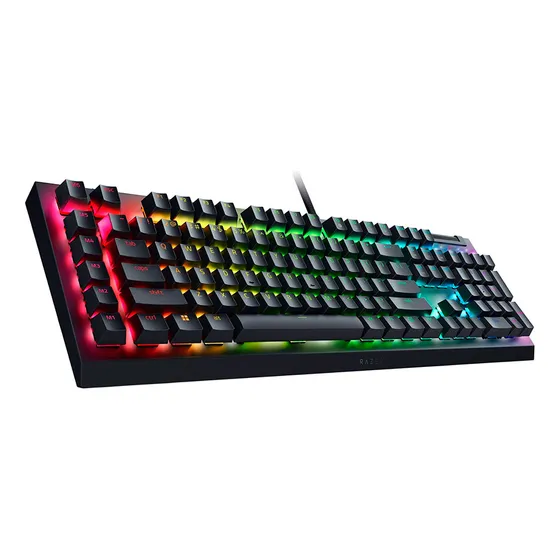 Teclado Gamer Mecânico Razer Blackwidow V4 X Chroma Yellow