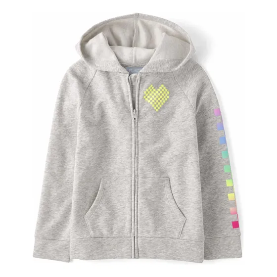 Conjunto Deportivo Para Niñas Color Gris Talla M (7/8)