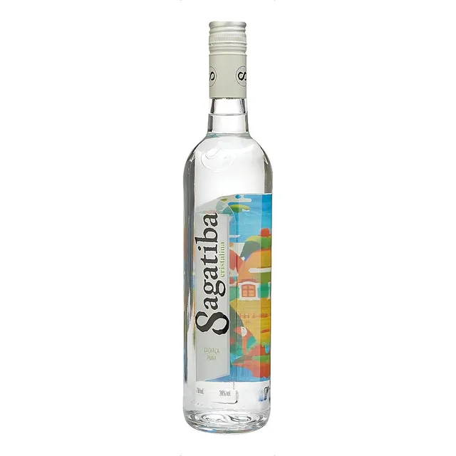 Cachaça pura cristalina 700ml Sagatiba