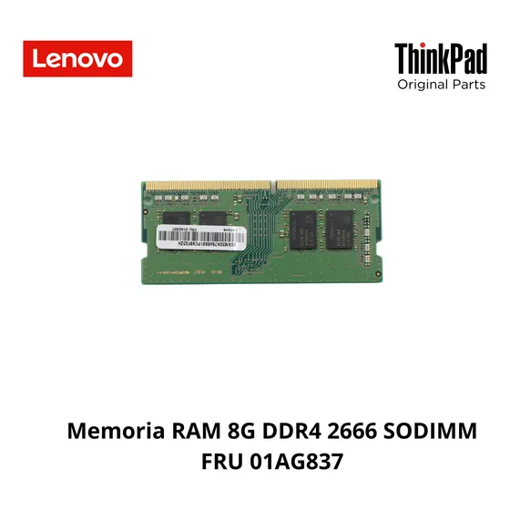 Lenovo Memoria 8g Ddr4 2666 Sodimm P/n 01ag837
