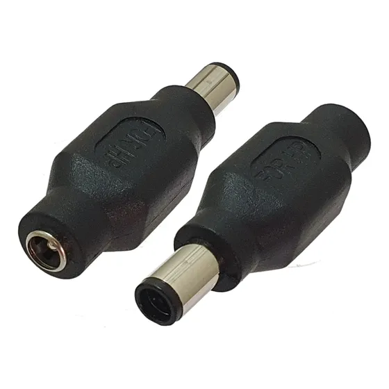  Adaptador De Fonte Para Notebook Hp E Dell C/ Entrada 7.4mm