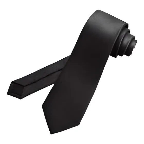 Corbata Negra De Caballero 8 Cm De Ancho