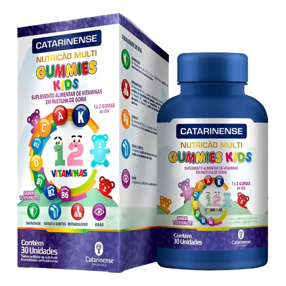 Multi Polivitamínico Gummy Catarinense B12 D K B6