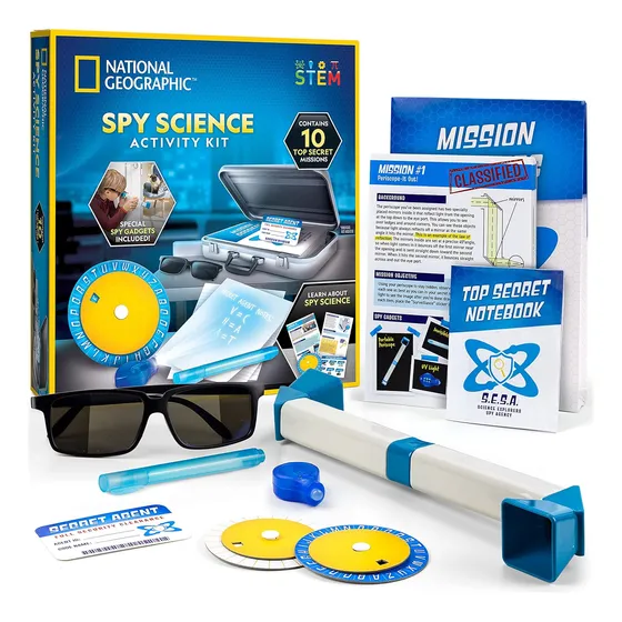 Kit De Espía Para Niños Con Misiones Secretas Y Gadgets