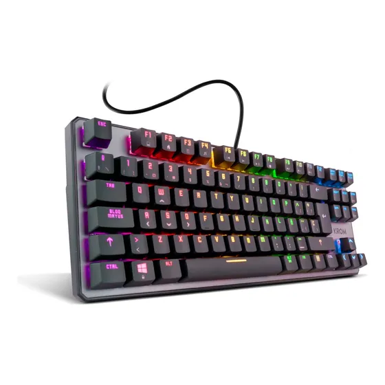Teclado Mecanico Kernel Krom Tkl 60% Switches Rojos