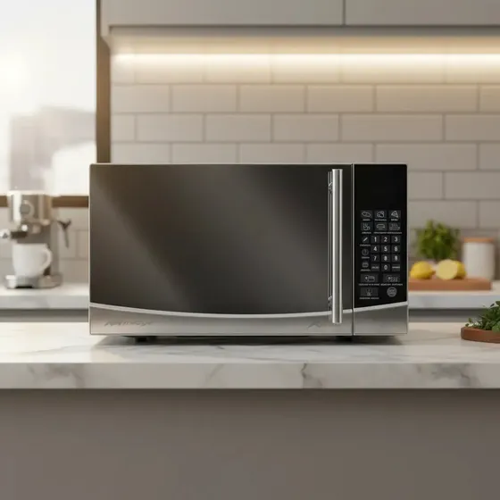Horno de microondas Mirage Mwd020e Color Plata 0.7 Ft3 Espejo