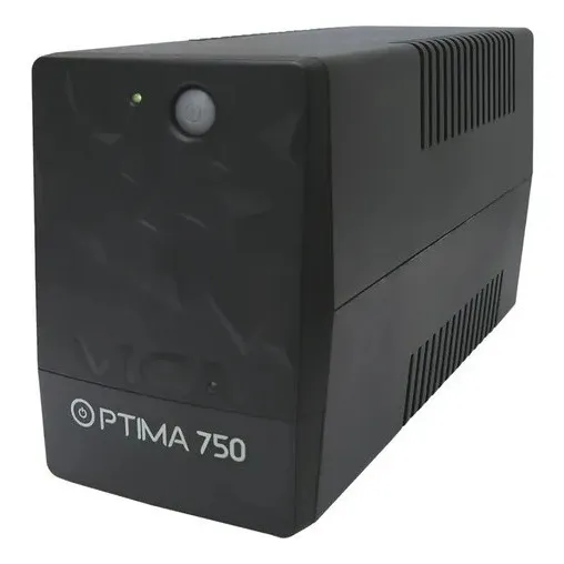No Break Vica Optima 750 360w 750va Salida 120v, 6 Contactos Color Negro