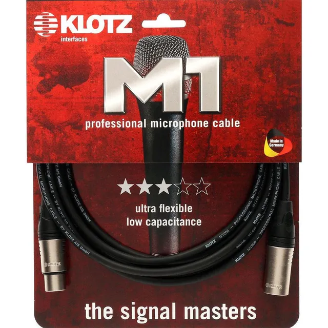 Cable De Micrófono Klotz M1k1fm1000 10 Metros