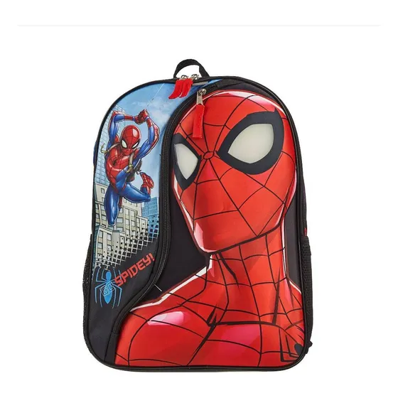 Morral De Spiderman Con Luces En Los Ojos