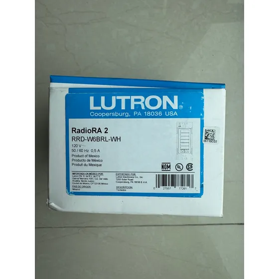 Lutron Radiora2 Rdr-w6brl-wh