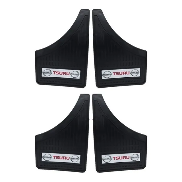 Lodera Para Auto Flexible Tsuru Negra Placa Colores  Loda016