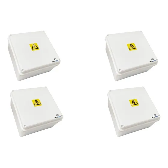 Caja De Pase Estanca Ip65 Pvc 115x115x80 Metaplast X4 Un.