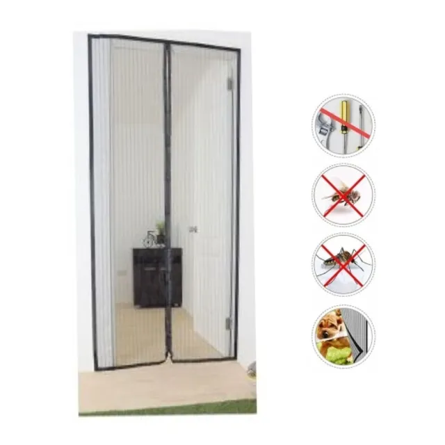 Malla Magnética Mosquitera Puertas 100 X 215 Cm