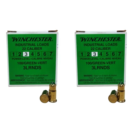 Fulminante Carga Winchester Calibre 22 Nivel 3 X 2 Cajas