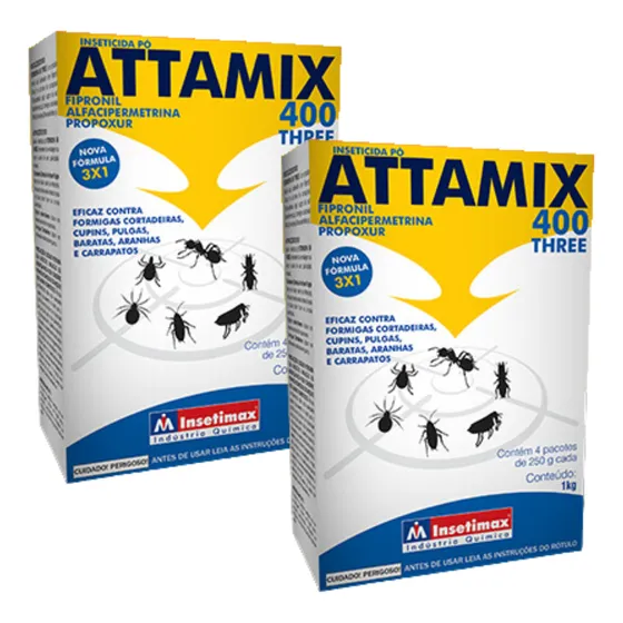 Formicida Attamix Cupim Percevejo Pulga Barata Kit 2 Und