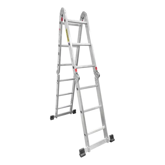 Escalera Multiposiciones Tipo Iii Con 12 Peldaños Surtek