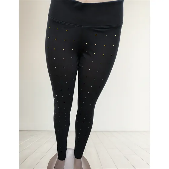 Victoria's Secret Leggins Yoga Negro L Piedras Brillantes
