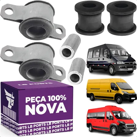 04 Buchas Da Bandeja Dianteira Ducato Jumper Boxer 1994/2017
