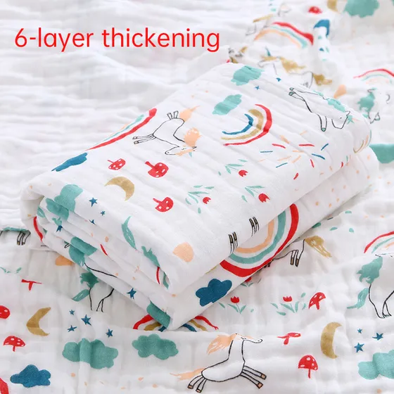 Cotton Baby Bath Towel Boys Girls Towel Blanket For Newborn