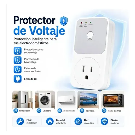 Regulador de Voltaje LeTech LWY-001 de 3000VA para Refrigerador y Lavadora