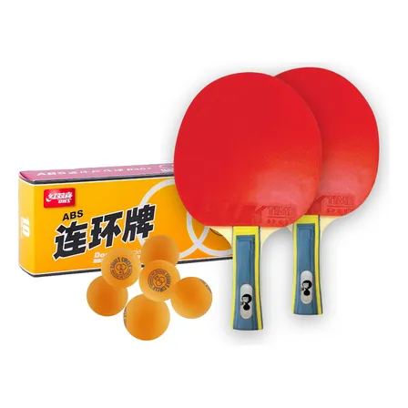 Set Paletas Pingpong Uktime Premium 3 Estrellas + 10 Pelotas