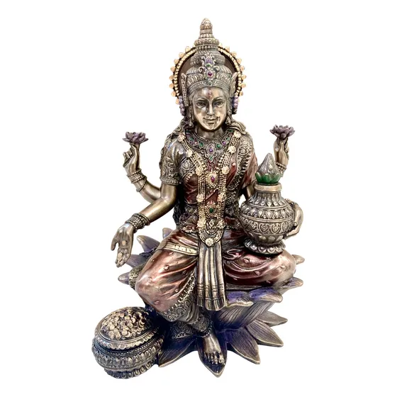 Estátua Deusa Lakshmi - Decoração Hinduísmo